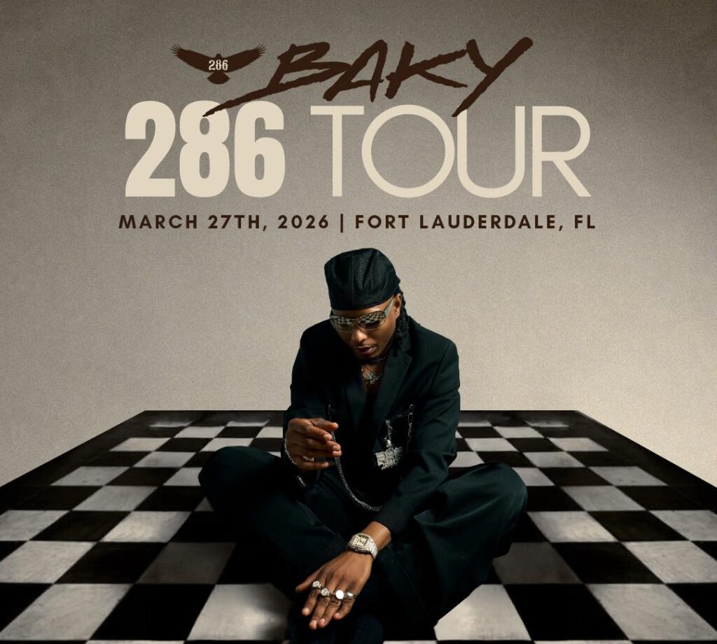 Baky Anonse Premye Dat pou “ 286 Tour “  nan Fort Lauderdale