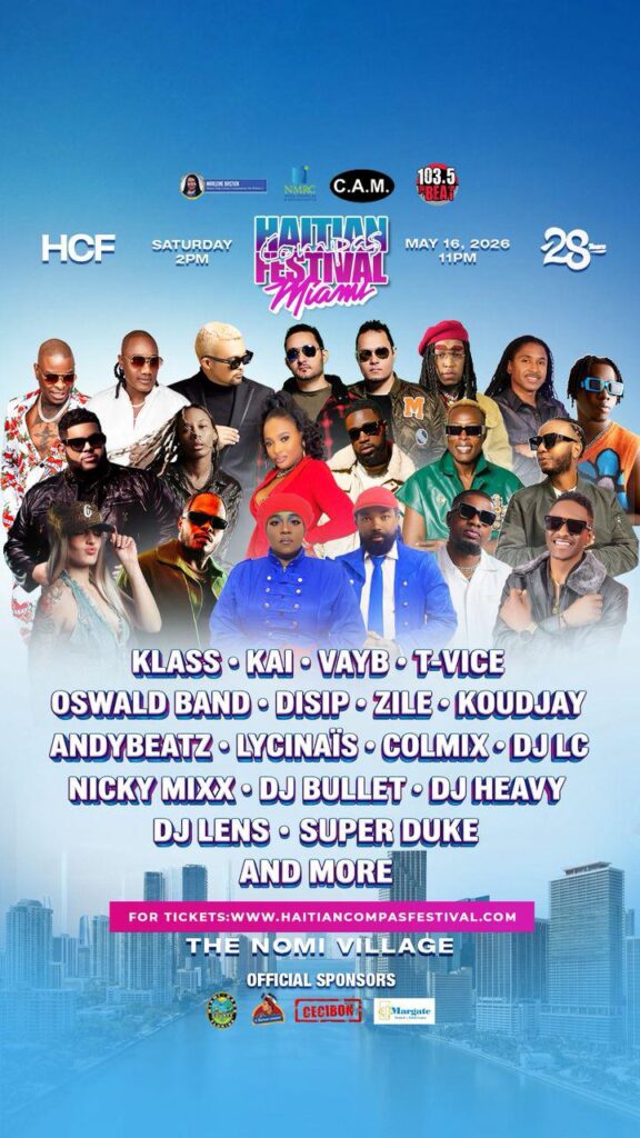 Haitian Compas Festival 2026 : Lineup la Lage !