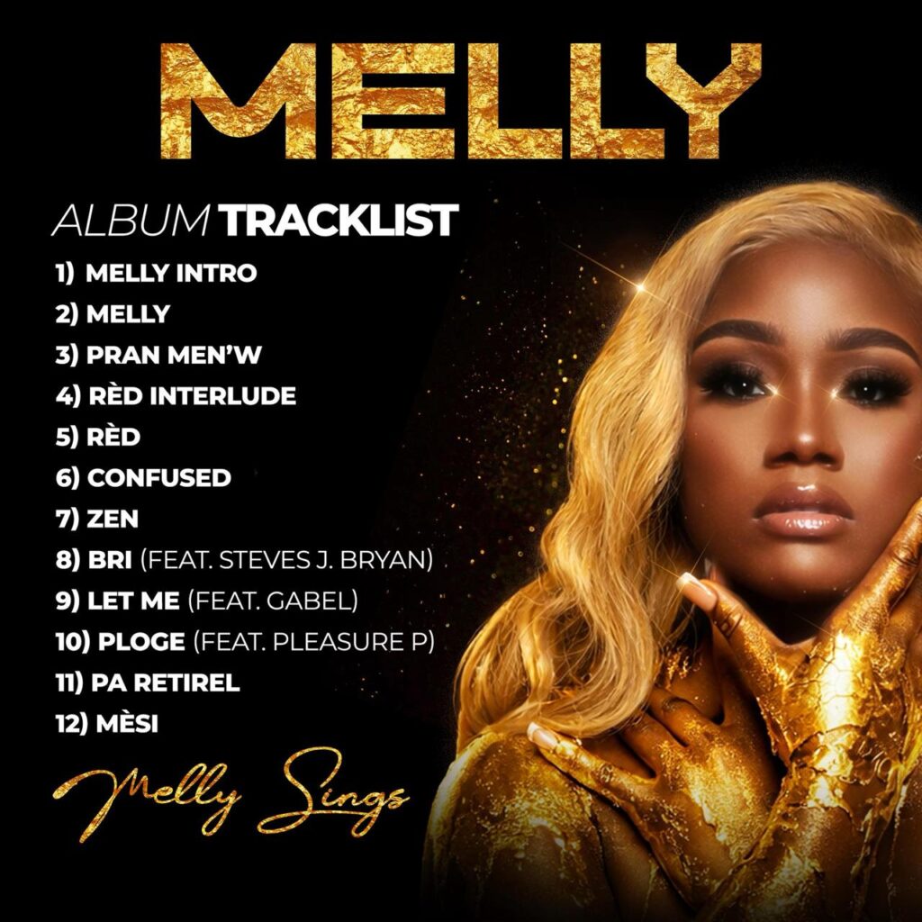 Melly Sings di nou men li ak premye albòm li “MELLY”